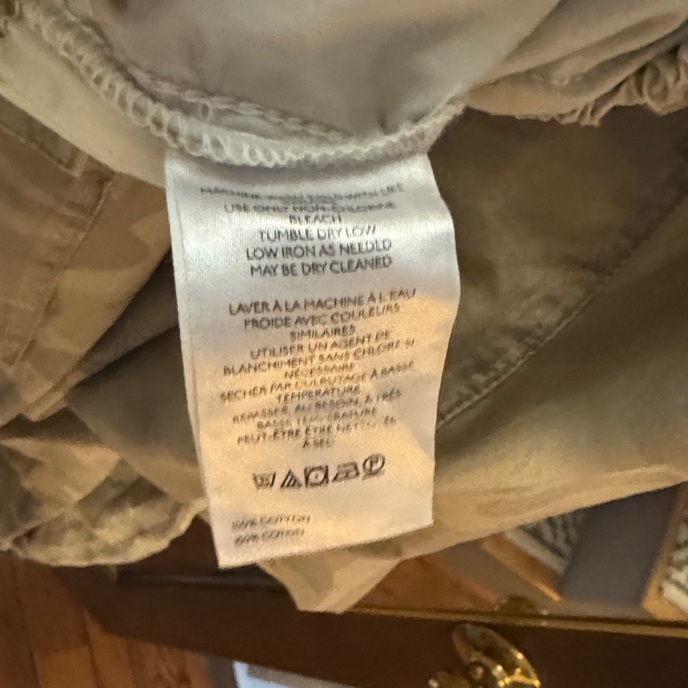 Pilcro Beige Camouflage Cargo Pants - Picture 4 of 5